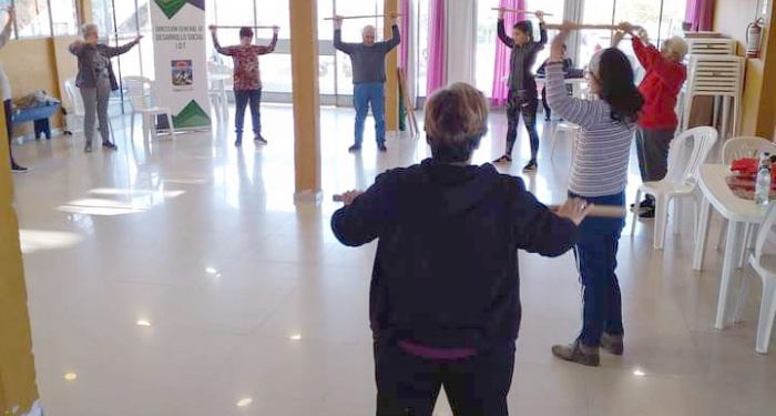 Fisioterapia Grupal para personas mayores