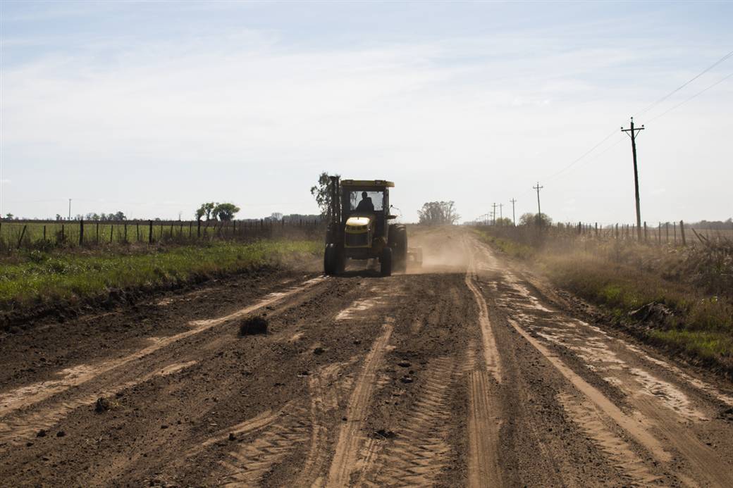 Rincón de Tranqueras, corte en el tránsito