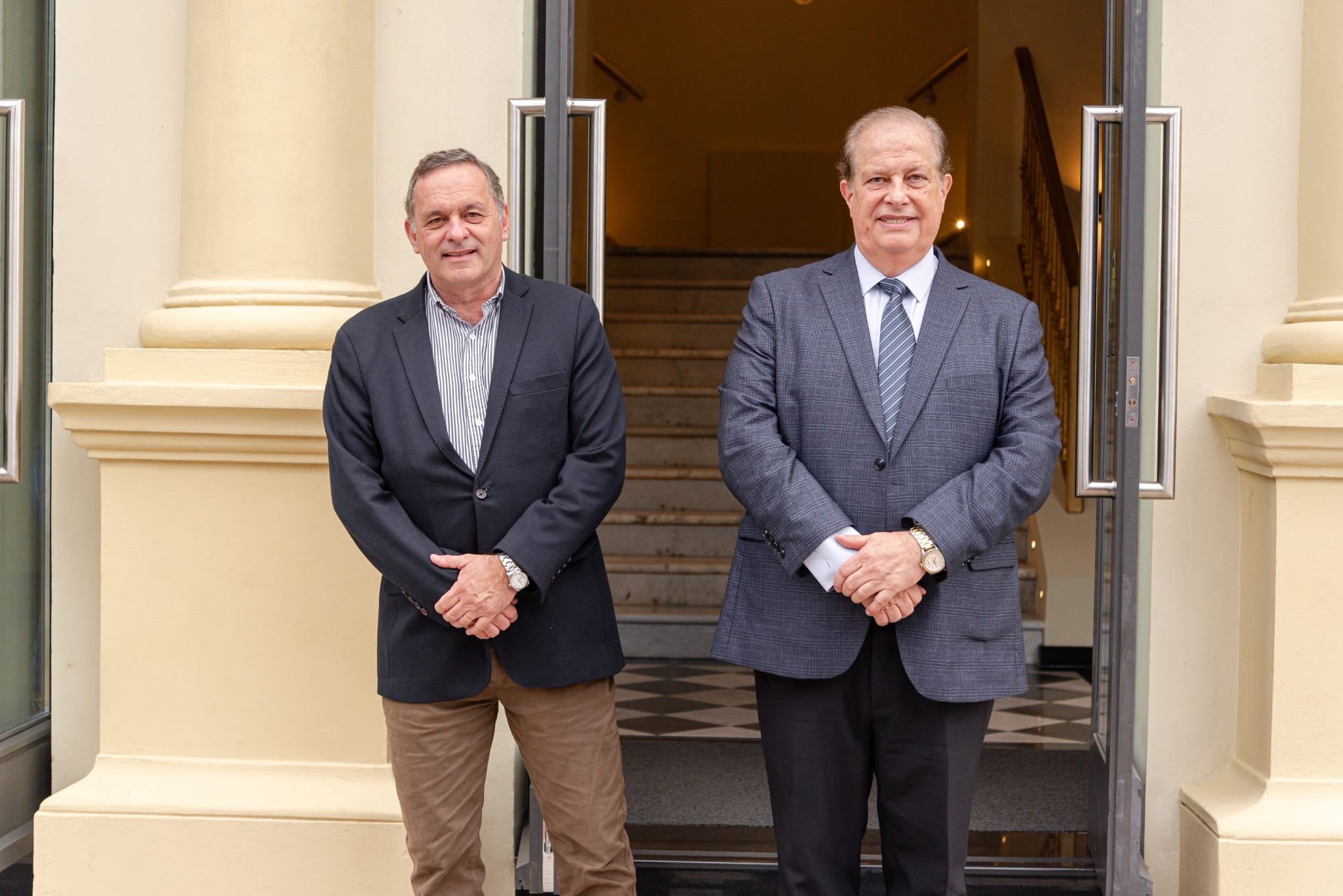 Graciela Bianchi y Álvaro Delgado visitaron el Teatro Escayola y destacaron su rol cultural para el Norte del país