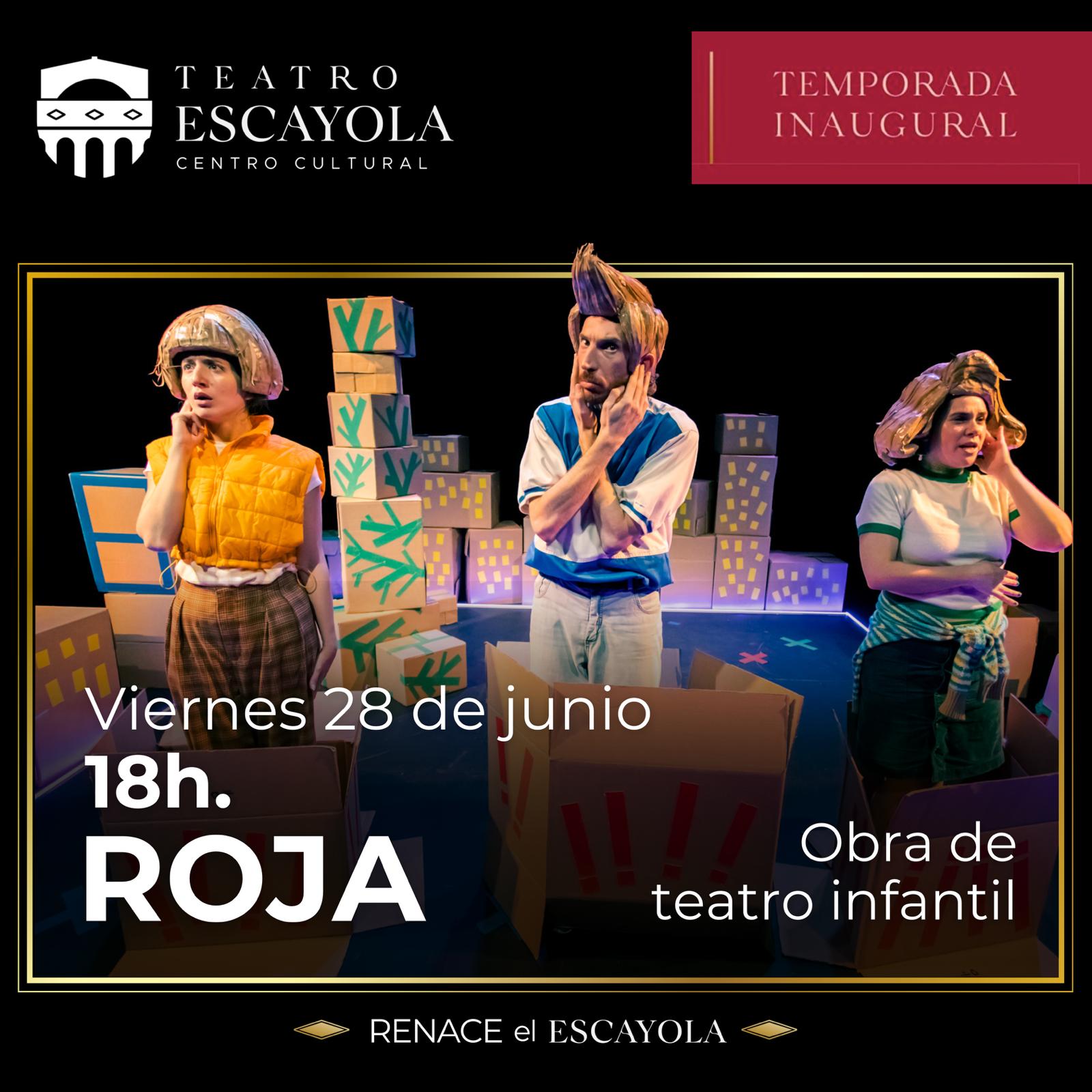 Teatro Escayola: “Roja” obra de teatro infantil