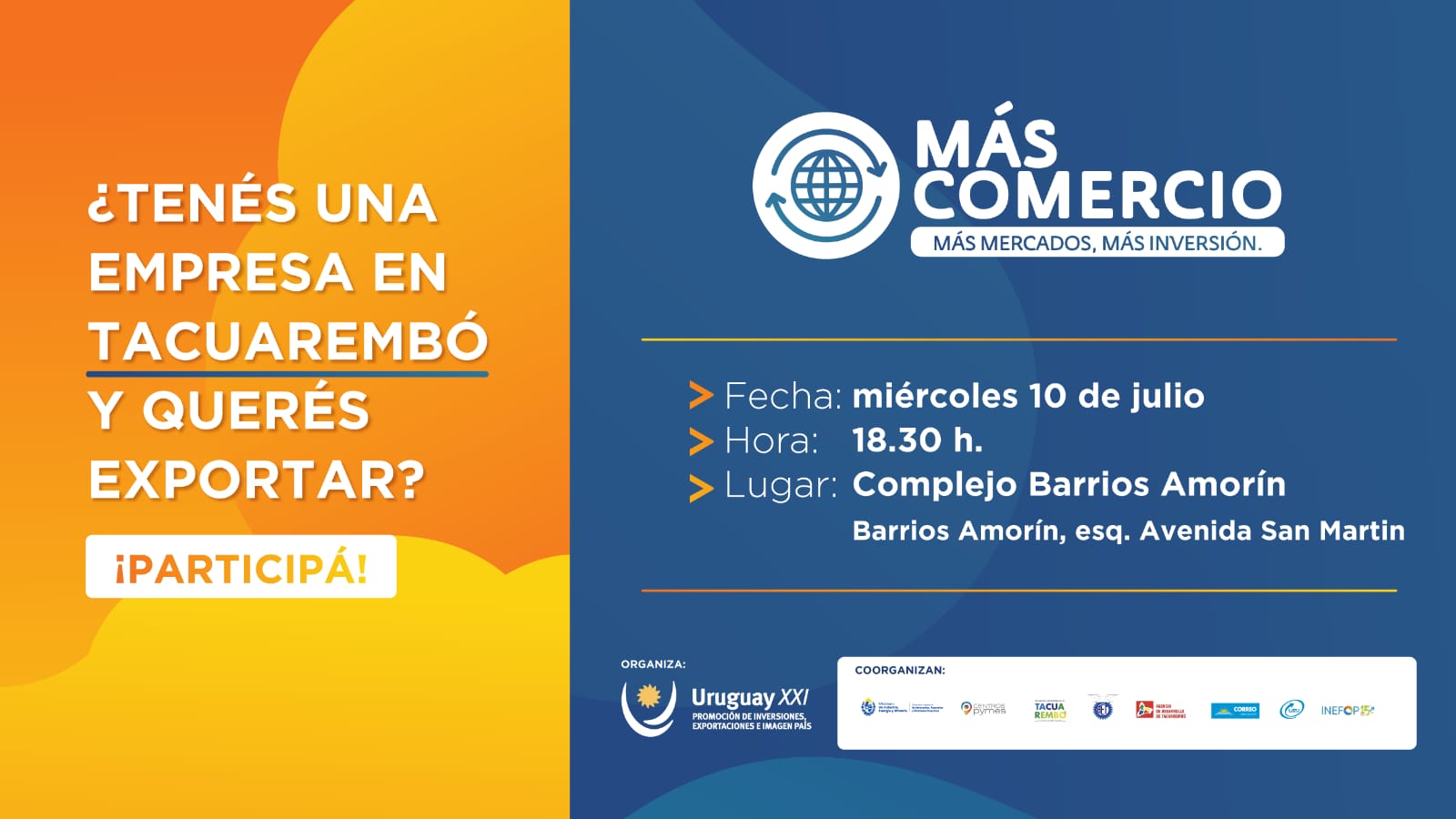 Uruguay XXI ofrece talleres dirigidos empresas y emprendedores de Tacuarembó
