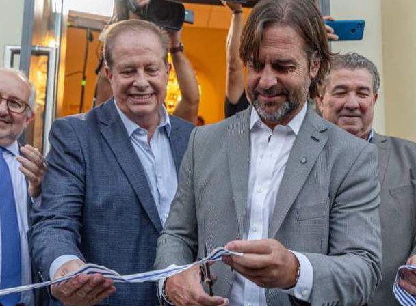 Inauguración de obras en Ruta 6 y visita del presidente Luis Lacalle Pou