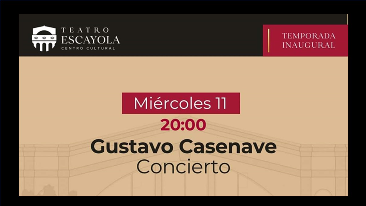 Gustavo Casenave, Concierto