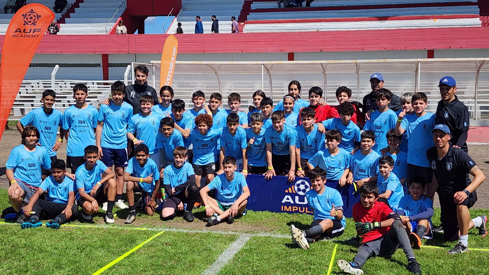 AUF Academy brindó una jornada de fútbol y formación para niños en Tacuarembó