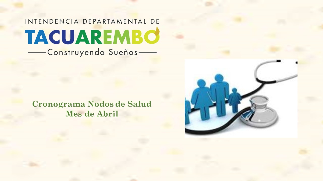 Ronda Nodos de Salud mes de abril