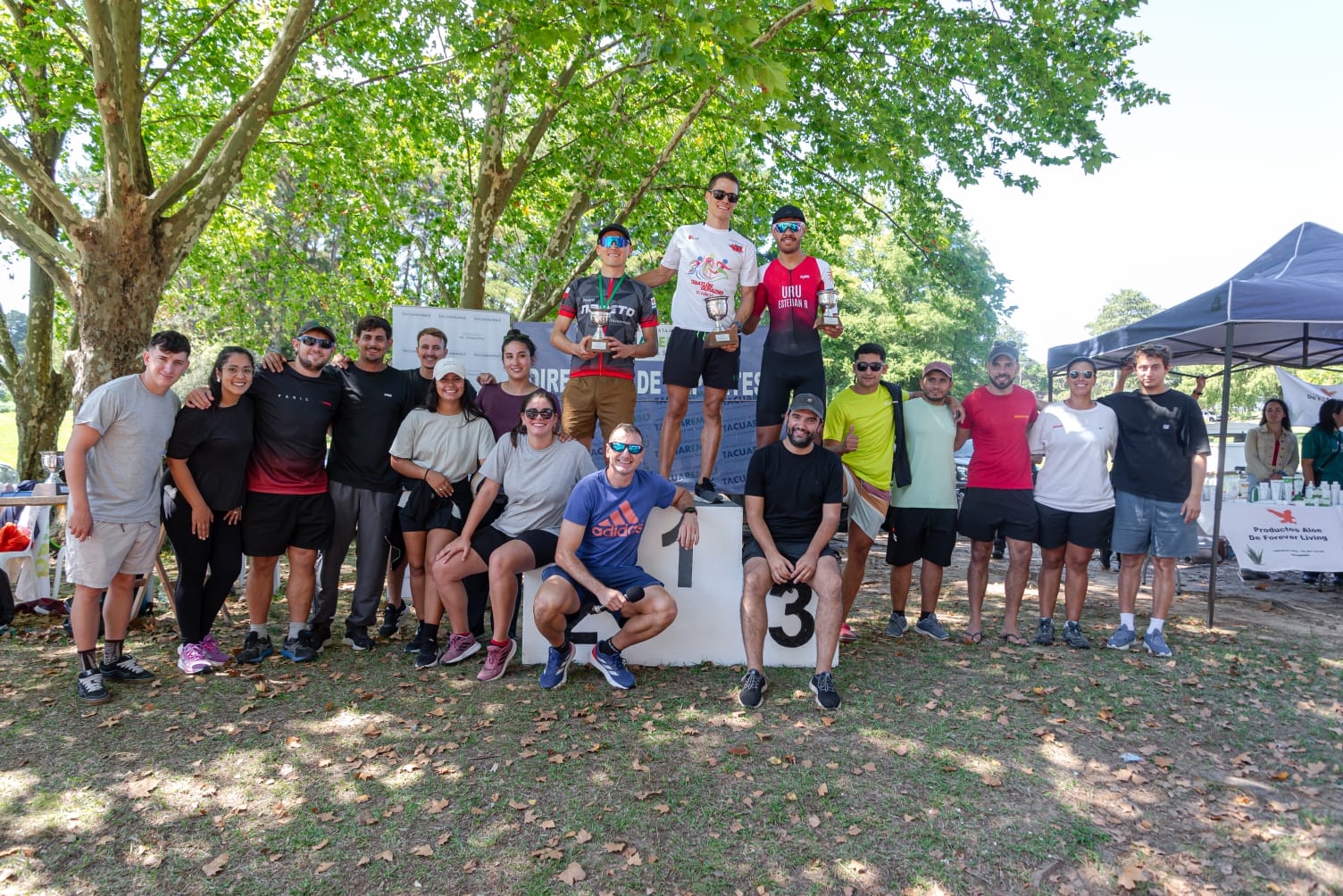 Triatlón Rústico en balneario Iporá contó con una gran concurrencia de competidores y público.