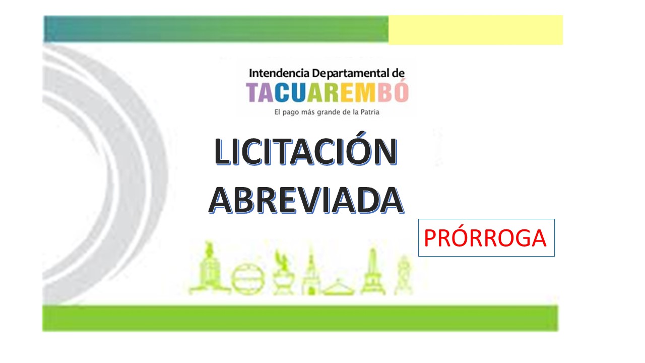 Licitación Abreviada – Prórroga