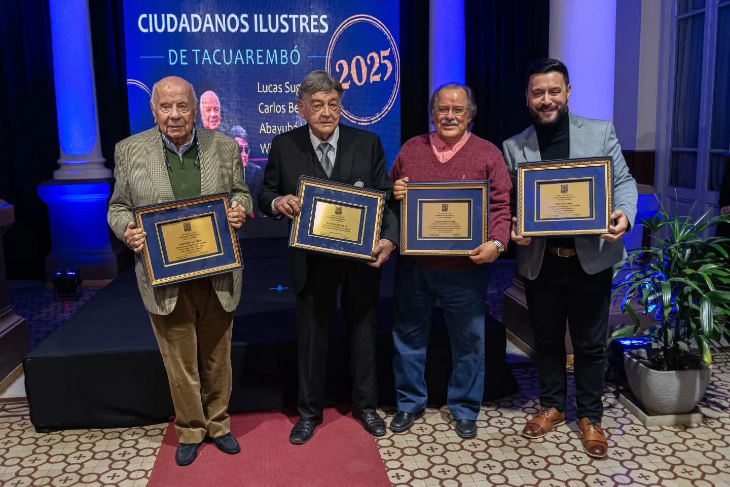 Tacuarembó homenajeó a cuatro referentes como Ciudadanos Ilustres