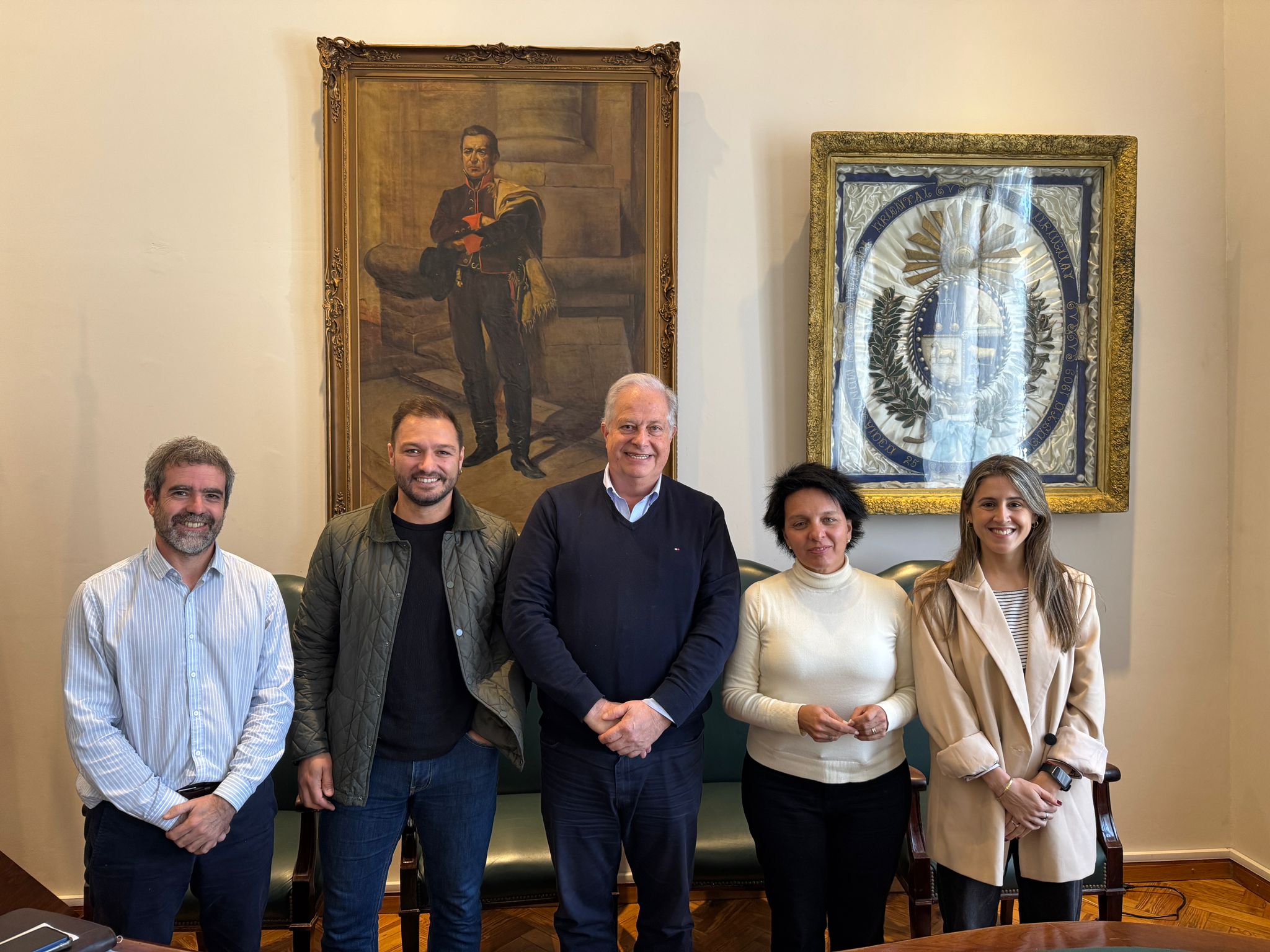 El Intendente Wilson Ezquerra recibió a los directores de ANDE