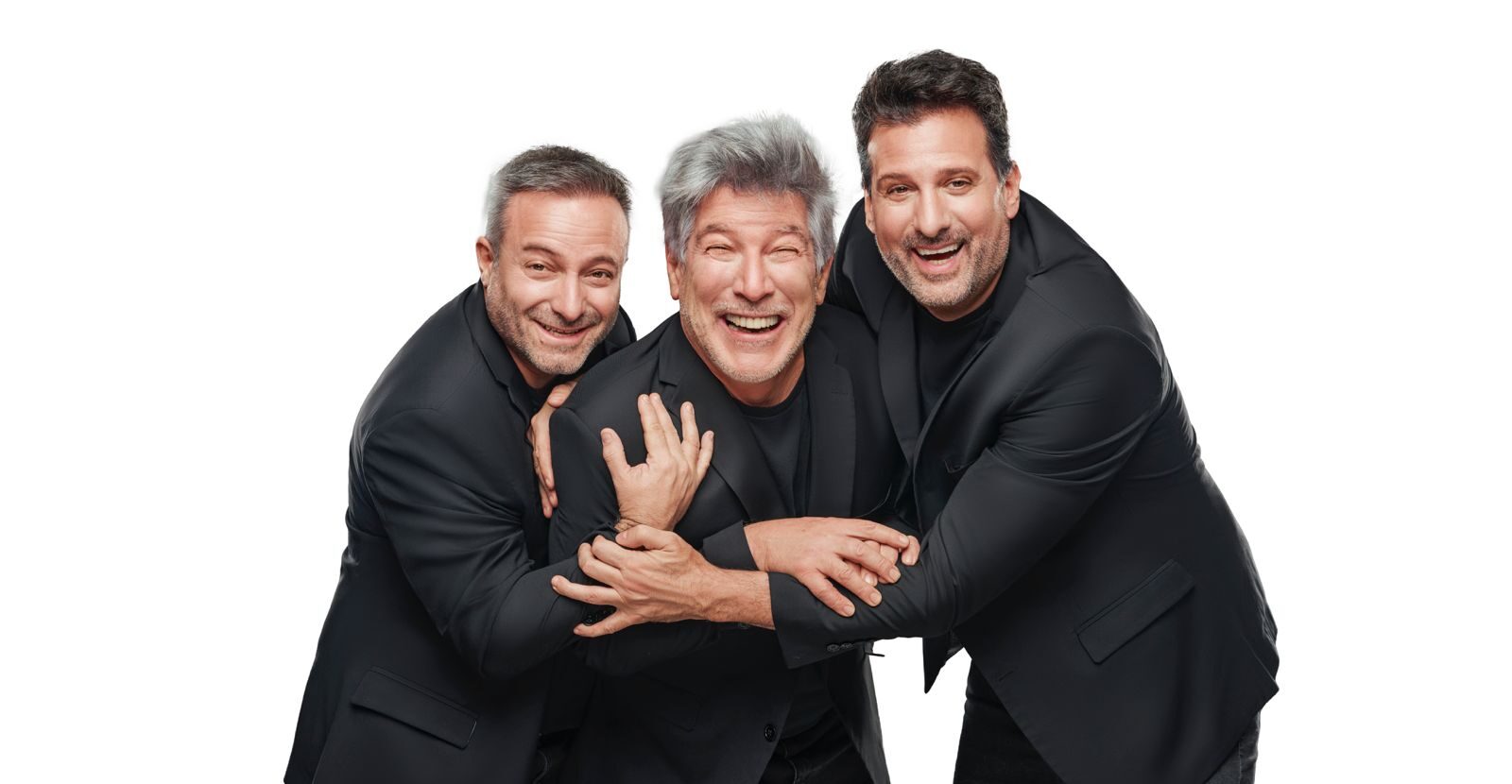 Los humoristas Sebastian Almada, José Maria Listorti y Pachu Peña se presentan hoy viernes en el Teatro Escayola.