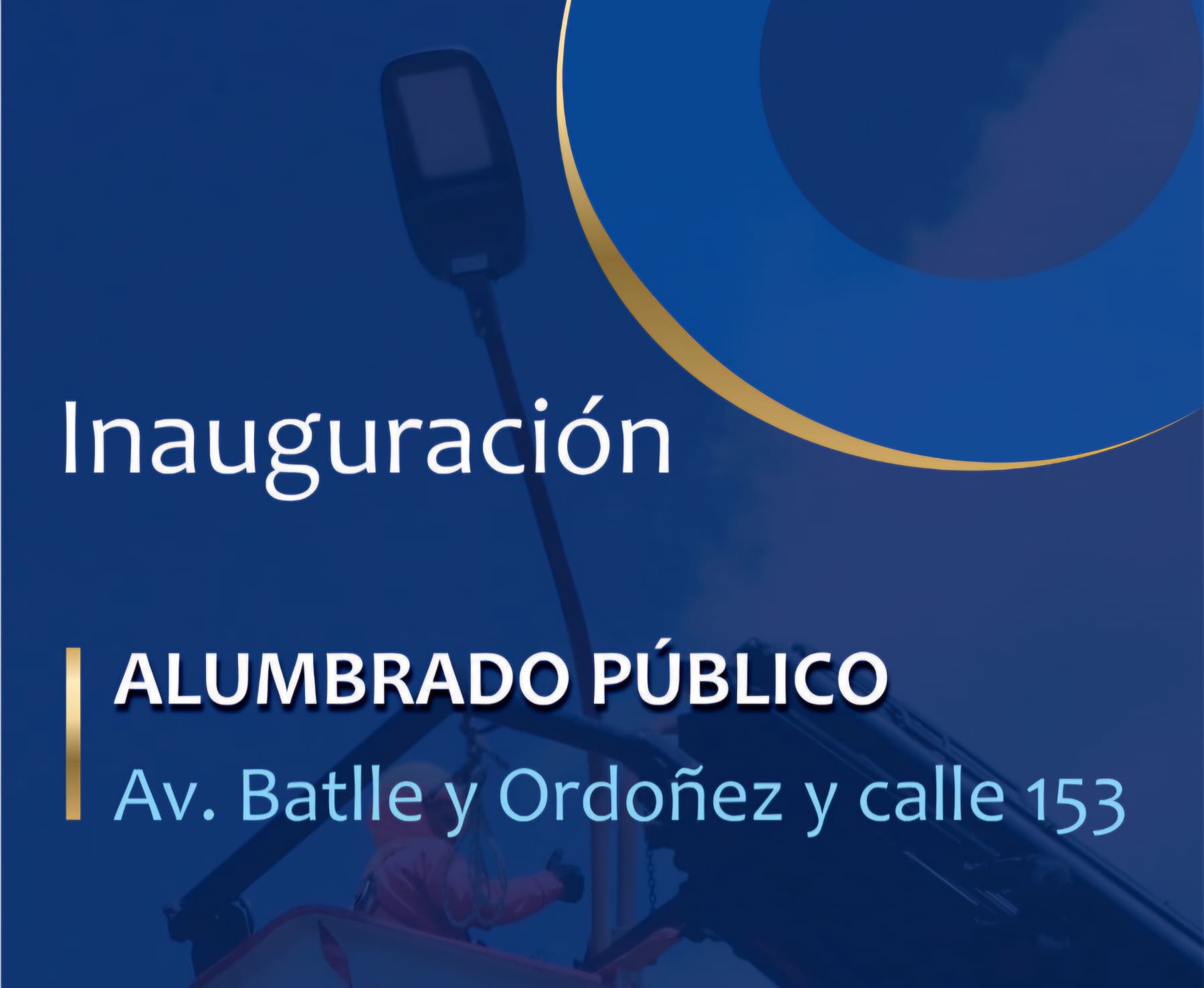 Inauguración de moderno sistema de alumbrado público con tecnología LED inteligente en Tacuarembó