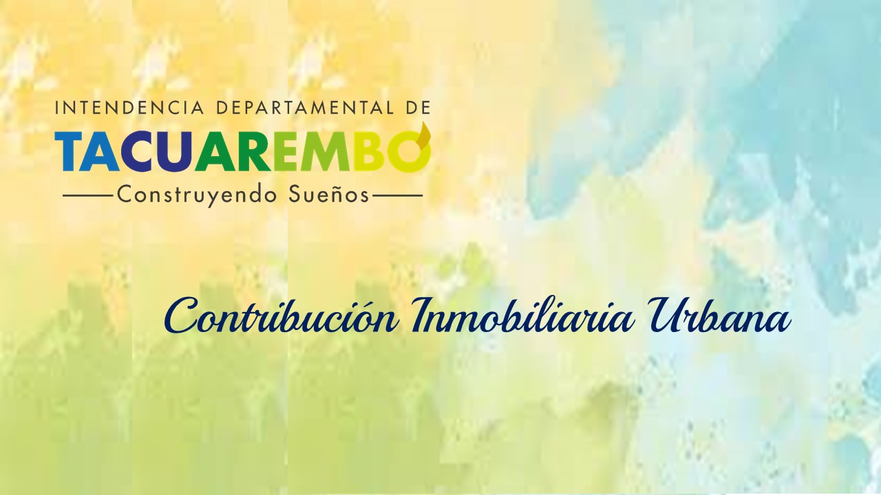 Vencimientos de Contribución Urbana