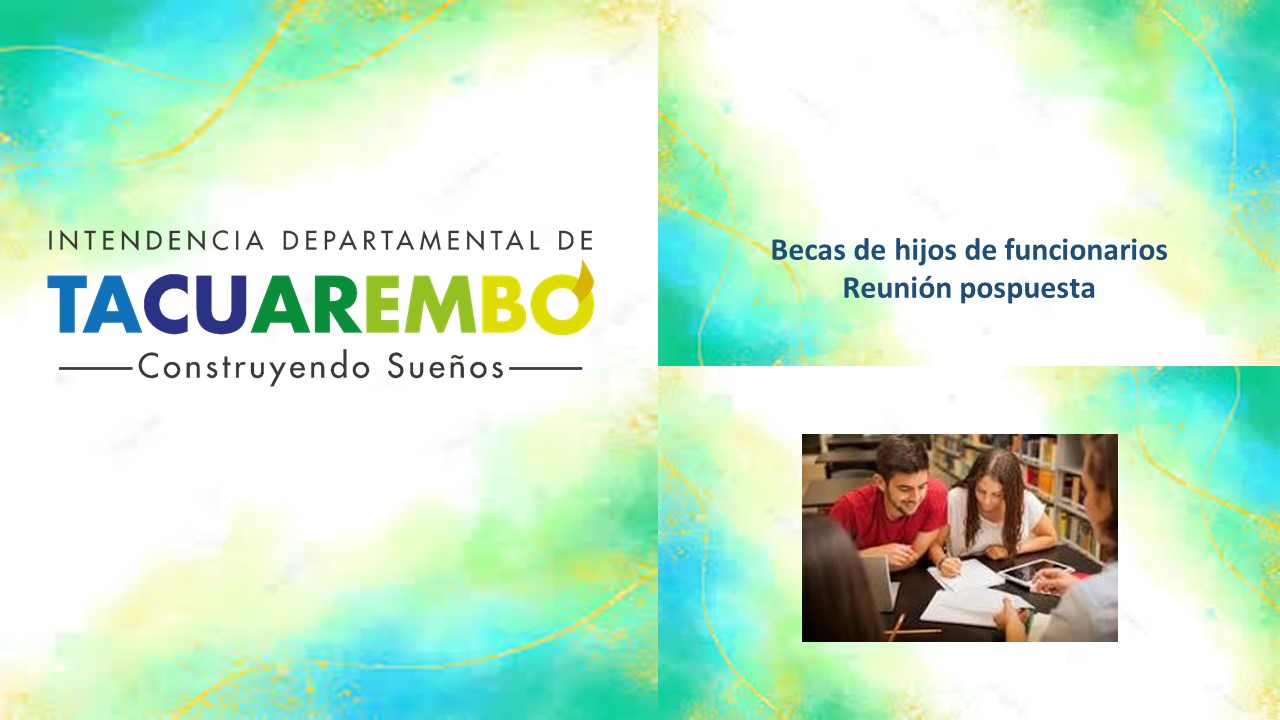 Reunión de becas hijos de funcionarios pospuesta