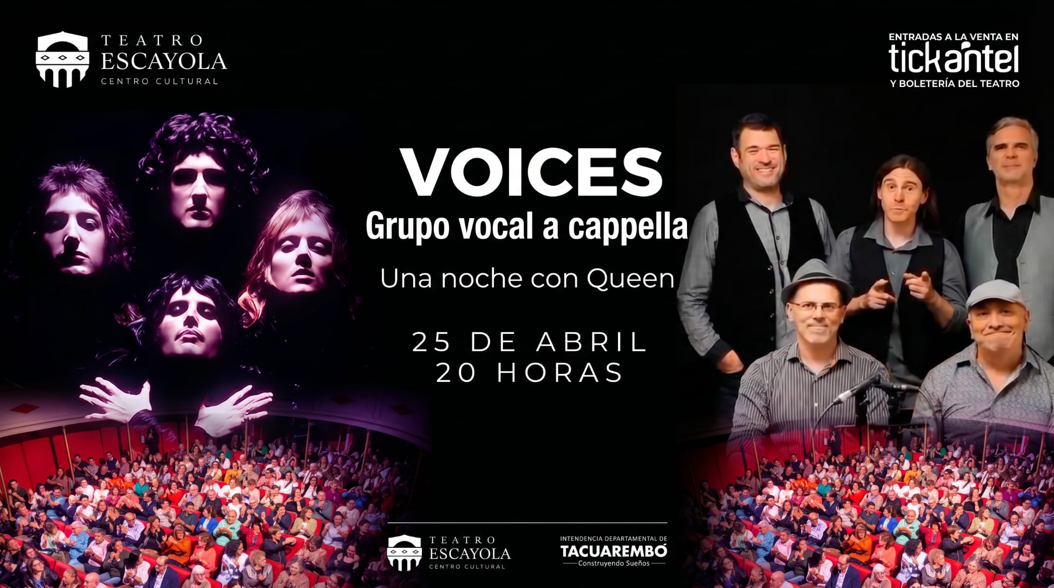 La magia de Queen llega a Tacuarembó en un formato coral sin precedentes