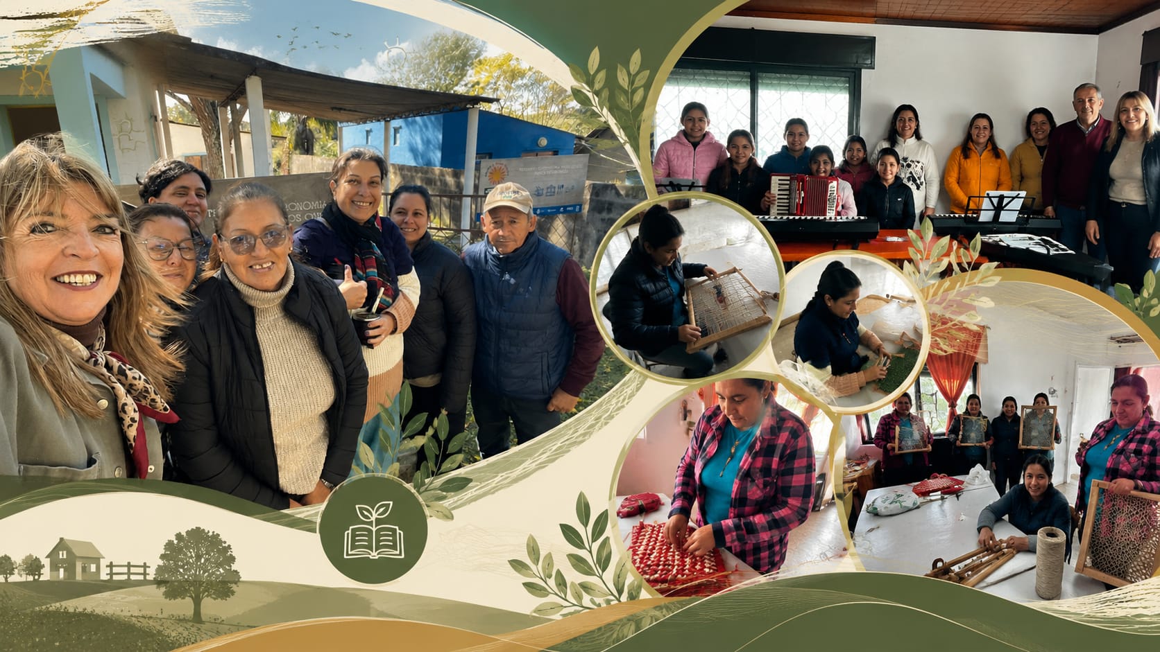 Comenzaron los cursos que brinda la Intendencia en Paso del Cerro y Laureles de Telar, Lana Cruda, Organo y Acordeón a Piano