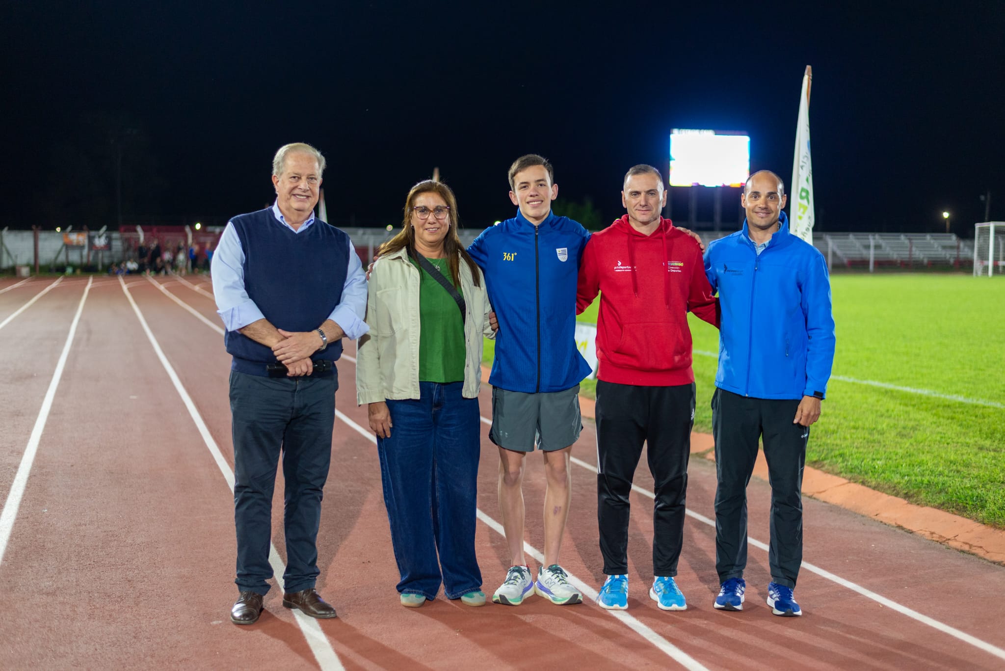 La pista de atletismo del estadio Raúl Goyenola quedó en funcionamiento